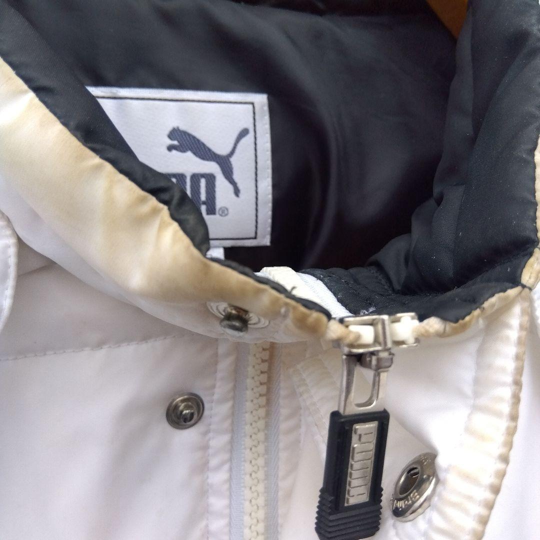 PUMA ホワイト ベンチコート Lサイズ