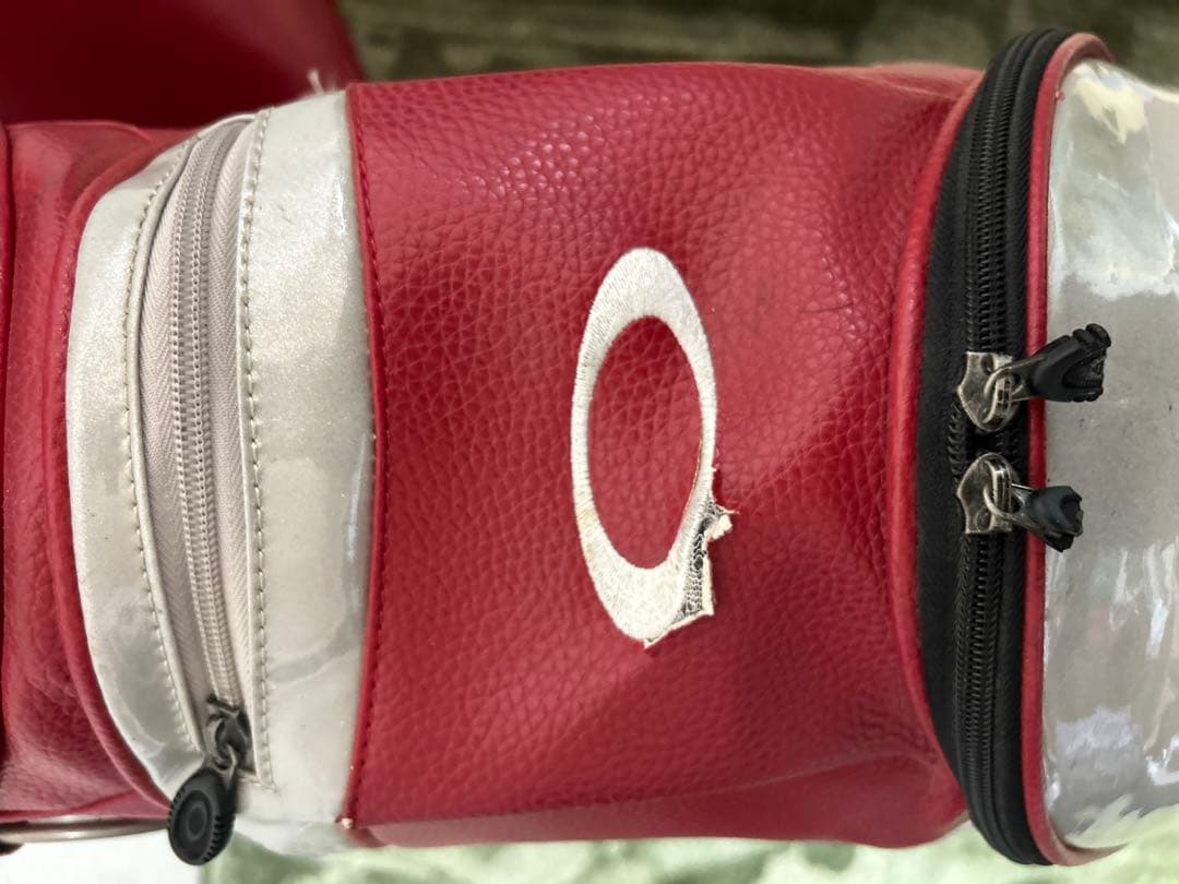 Oakley 赤 シルバー キャディバッグ