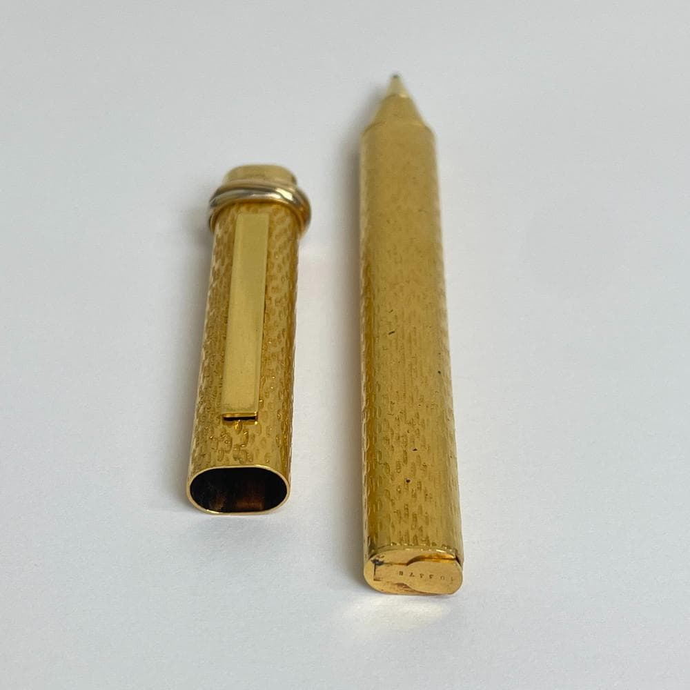 ◆Carrtier カルティエ キャップ式ボールペン 02034