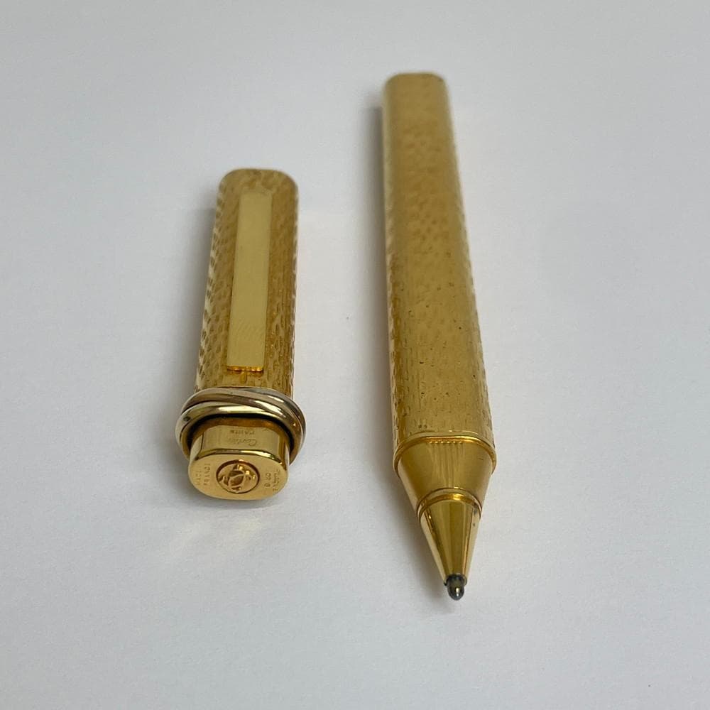 ◆Carrtier カルティエ キャップ式ボールペン 02034