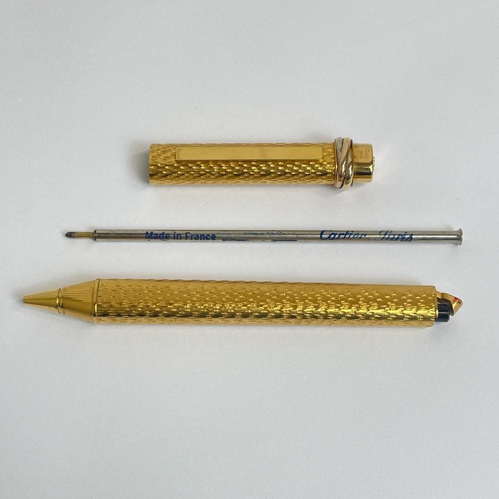 ◆Carrtier カルティエ キャップ式ボールペン 02034