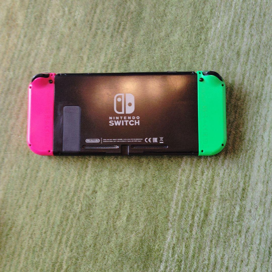 【水没通電不可】Nintendo Switch 本体 ネオンピンクネオングリーン