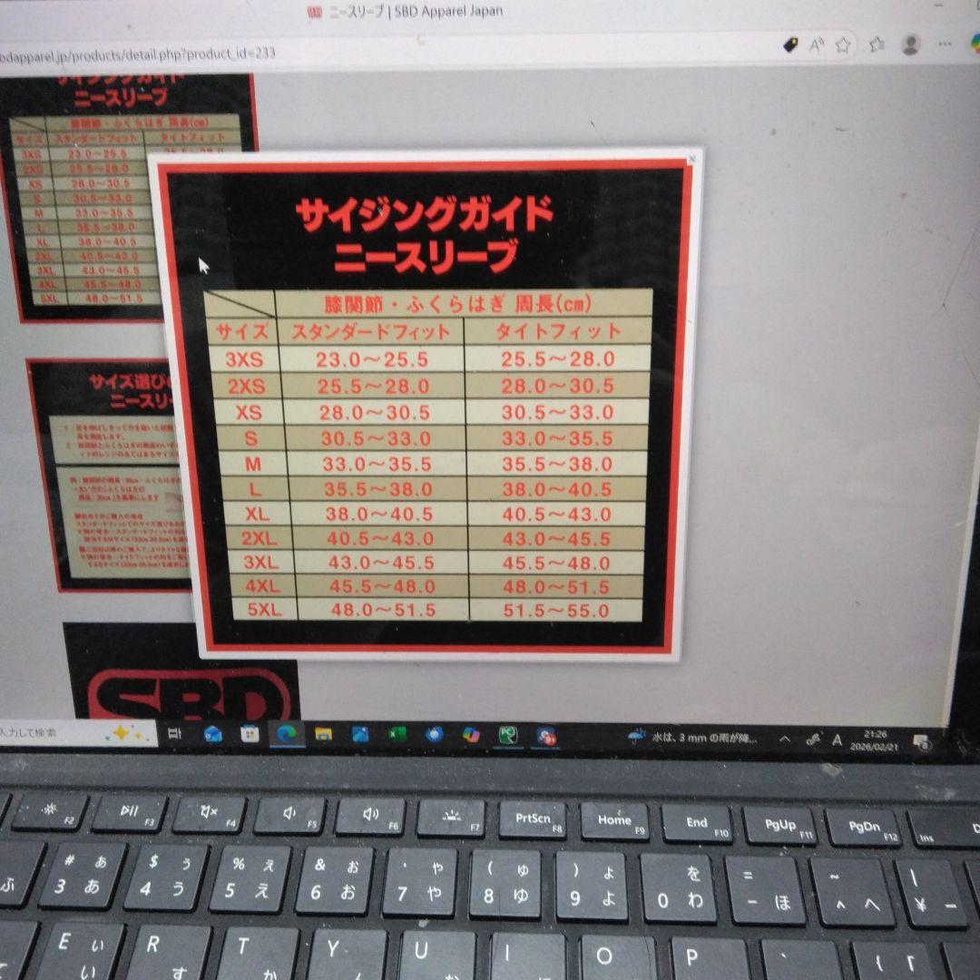SBD 2024ニースリーブLサイズ
