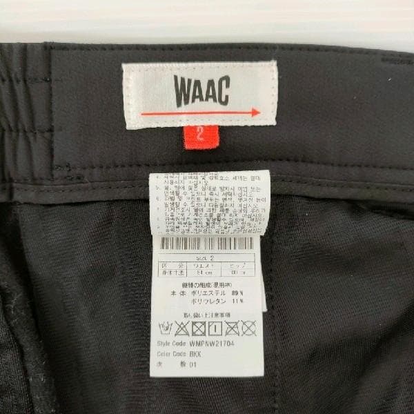WAAC ワック メンズ ゴルフ ジョガーパンツ ブラック 黒 2 ストレッチ
