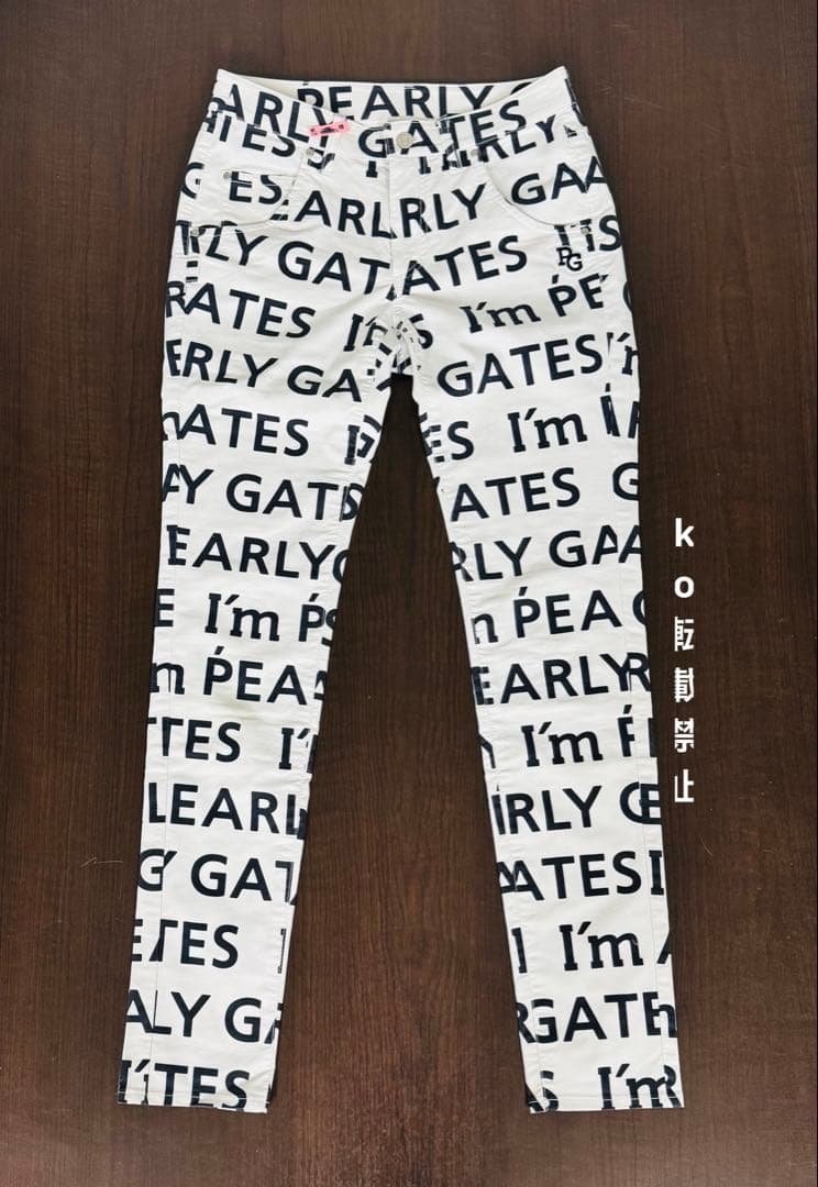 【美品】PEARLY GATES パーリーゲイツ 総柄 ゴルフパンツ サイズ 1