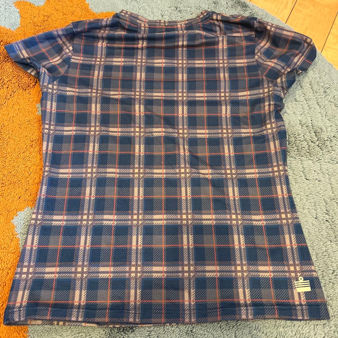 Admiral チェック柄 半袖Tシャツ M