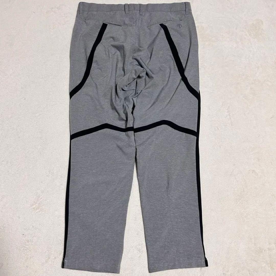 DESCENTE ゴルフ ストレッチパンツ メンズ L グレー 人気 デサント