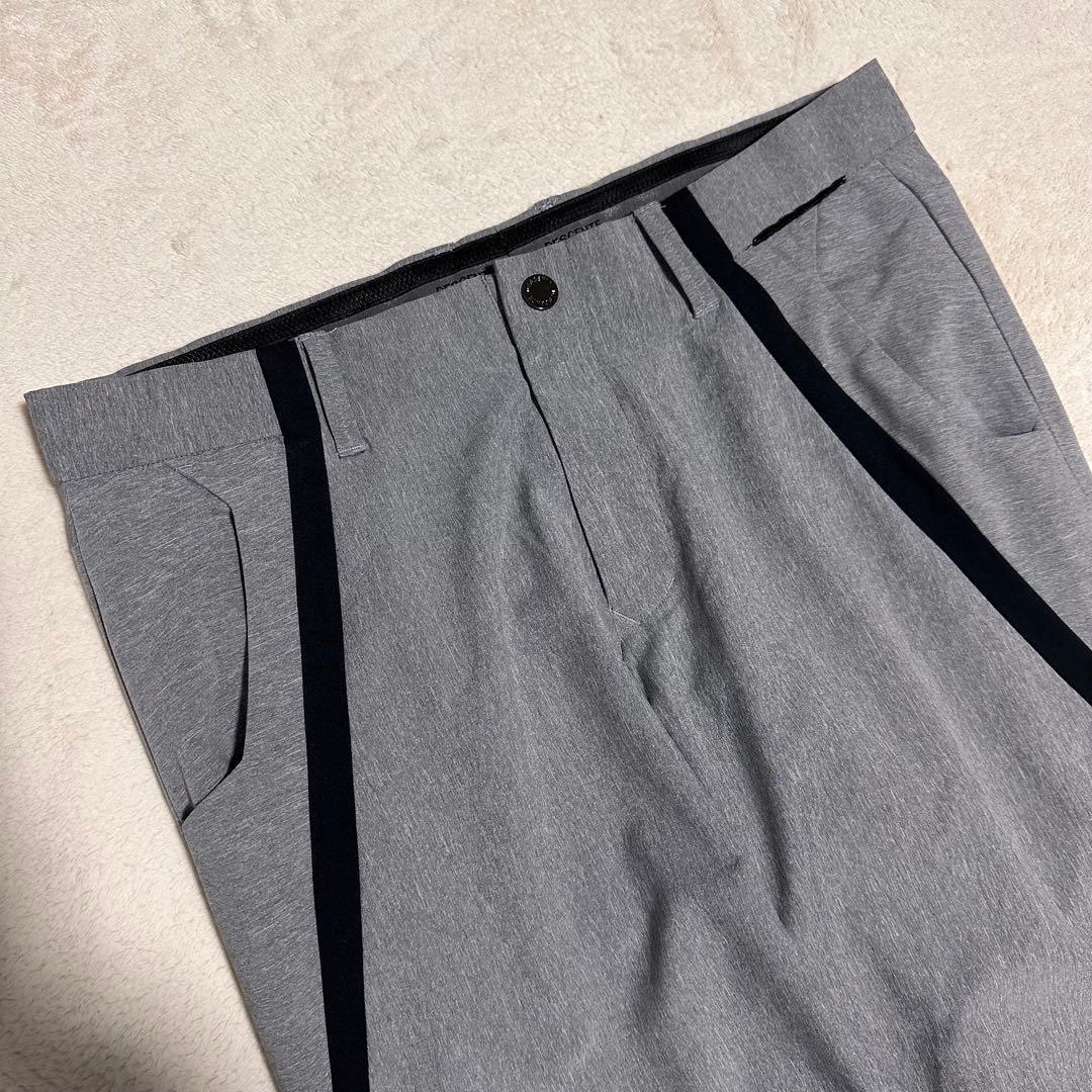 DESCENTE ゴルフ ストレッチパンツ メンズ L グレー 人気 デサント