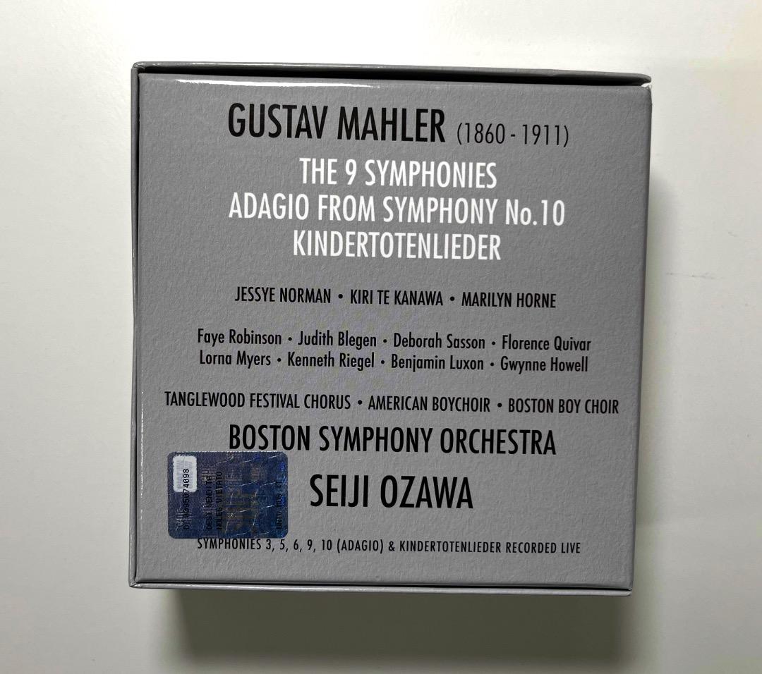 小澤征爾＆ボストン交響楽団　　Gustav Mahler　マーラー交響曲全集