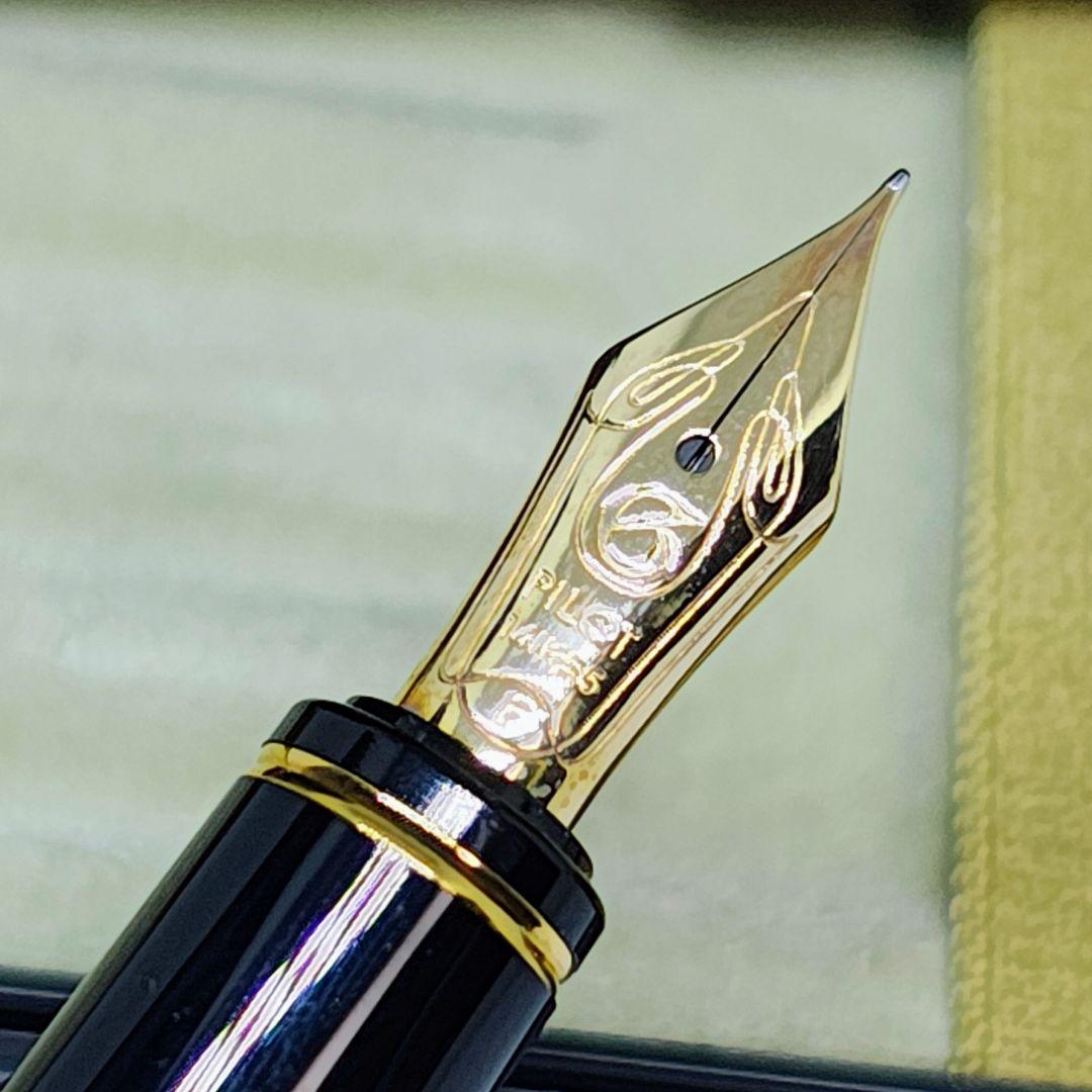 pilot グランセ 万年筆 14K F ボールペン セット