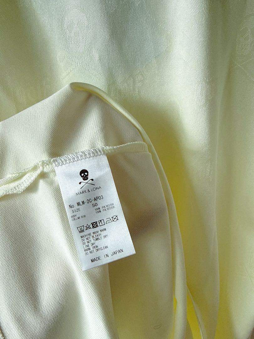 新品 ★ MARK&LONA ポロシャツ マーク&ロナ 正規品 白