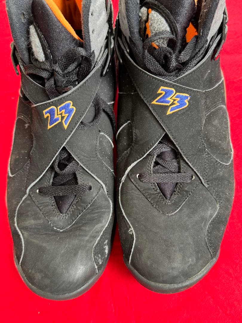 Air Jordan 8 ブラック/オレンジ シューズ