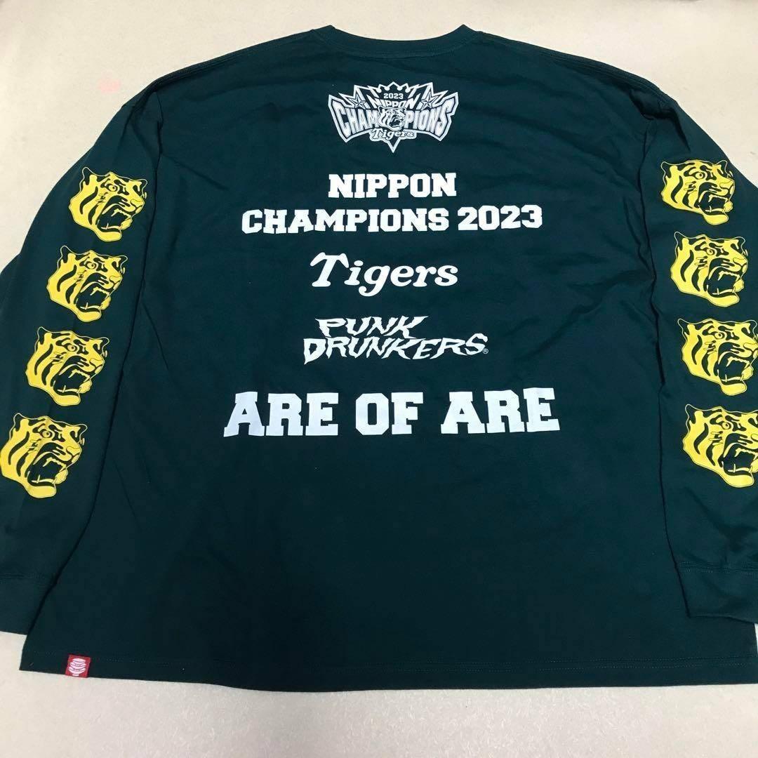 未使用 パンクドランカーズ M 阪神タイガース Tシャツ 長袖 ロンT 優勝