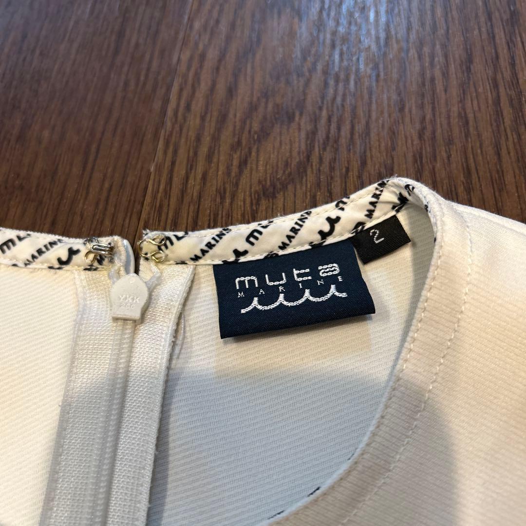 ムータマリン ワンピース ゴルフウェア　白サイズ2