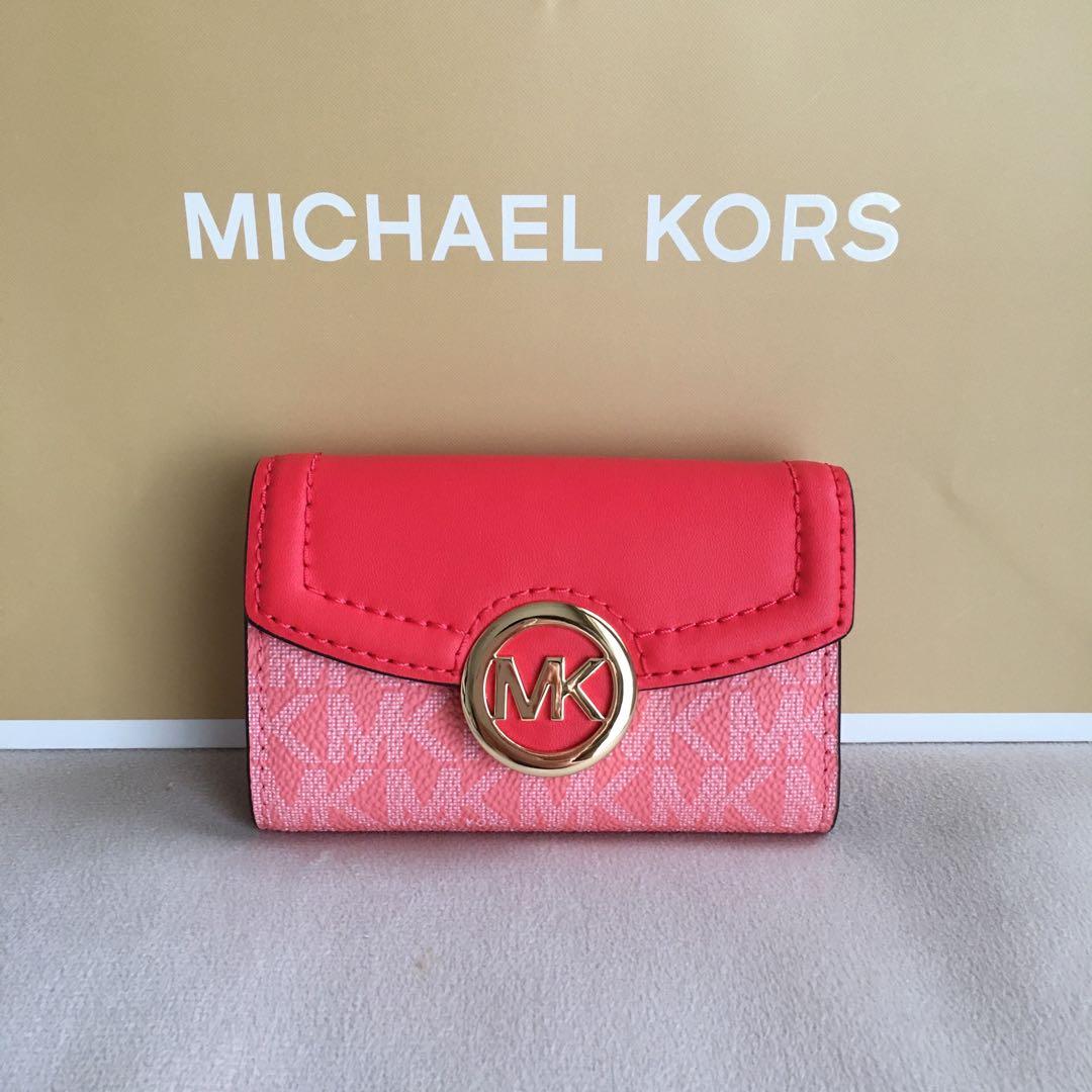 新品 MICHEAL KORS マイケルコース レッド キーケース