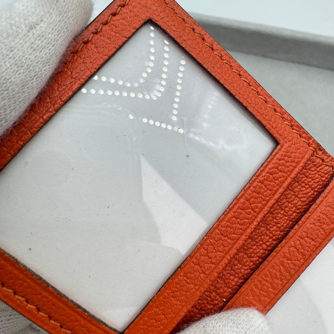 【箱付き】HERMES ミニフォトフレーム　オレンジ