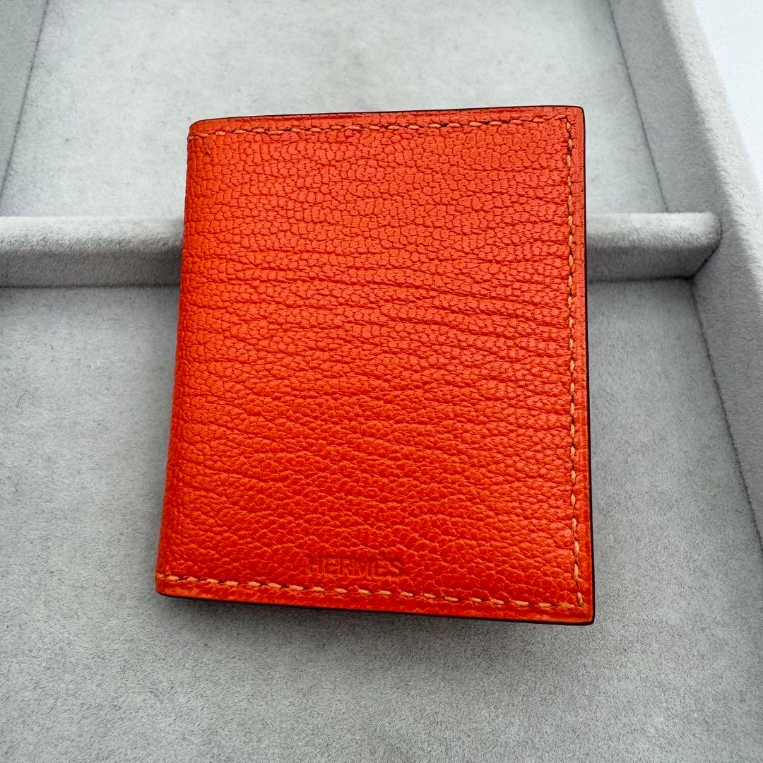 【箱付き】HERMES ミニフォトフレーム　オレンジ