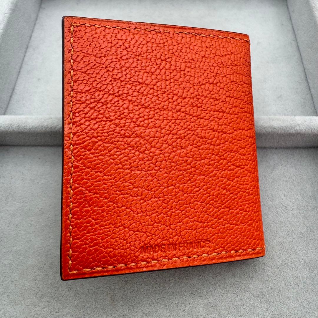 【箱付き】HERMES ミニフォトフレーム　オレンジ