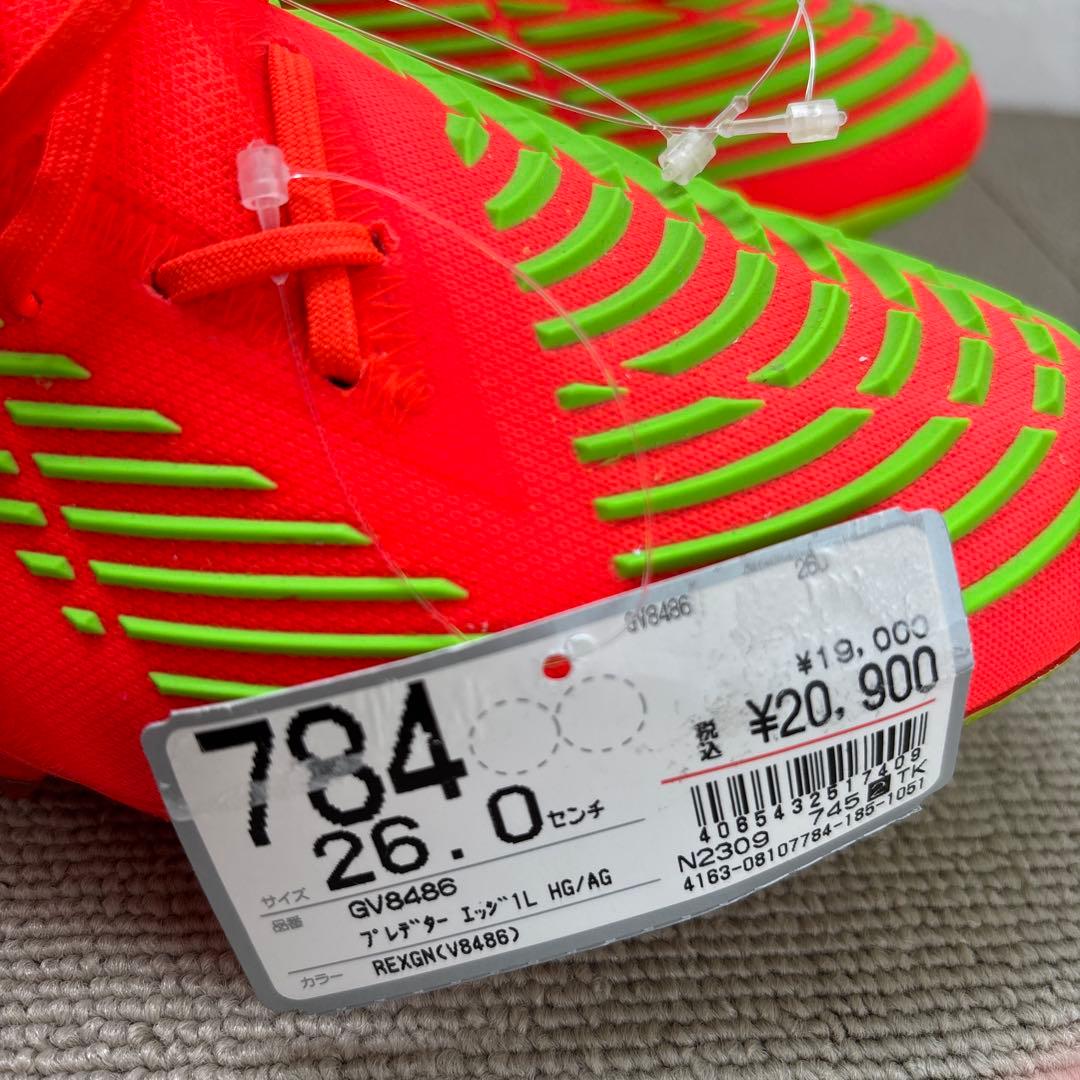 adidas PREDATOR EDGE.1 L HG/AG 26.0 箱なし
