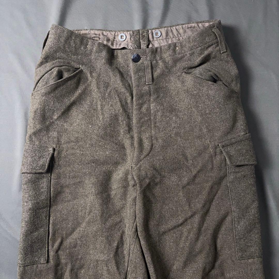 40s 50s スウェーデン軍 M-39 ウールパンツ