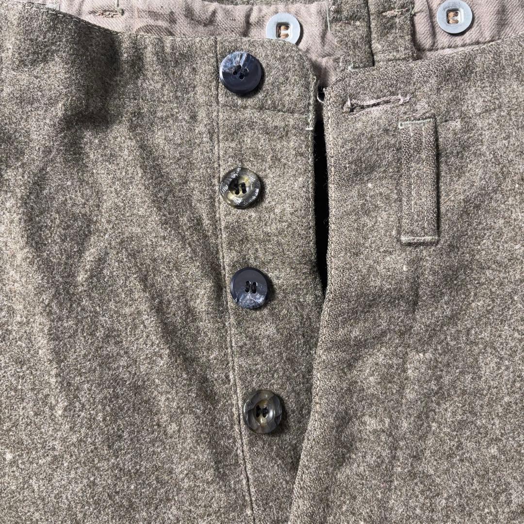 40s 50s スウェーデン軍 M-39 ウールパンツ