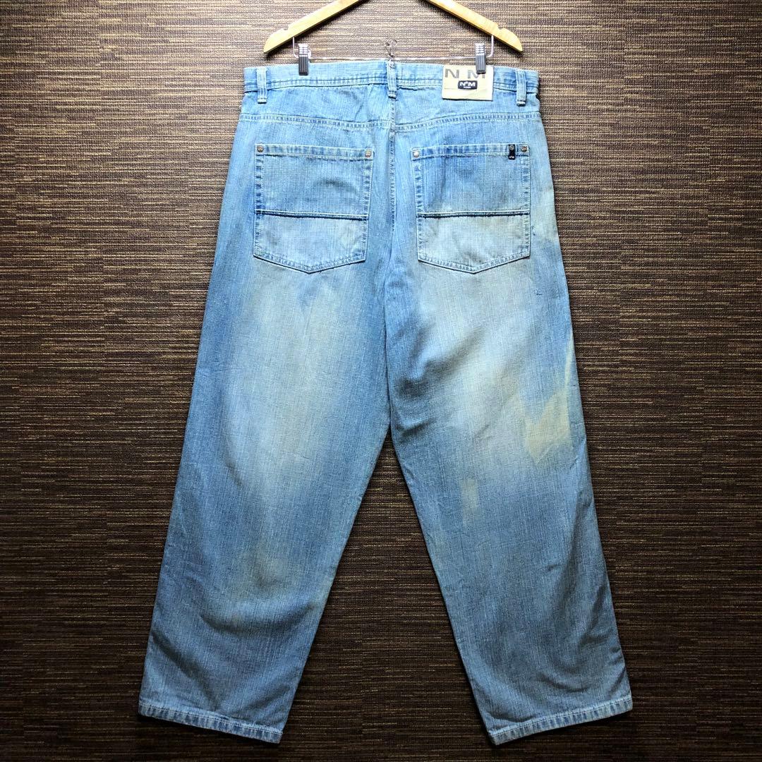 希少‼️N2M バギーデニムパンツ　HIPHOP Y2K 古着　極太