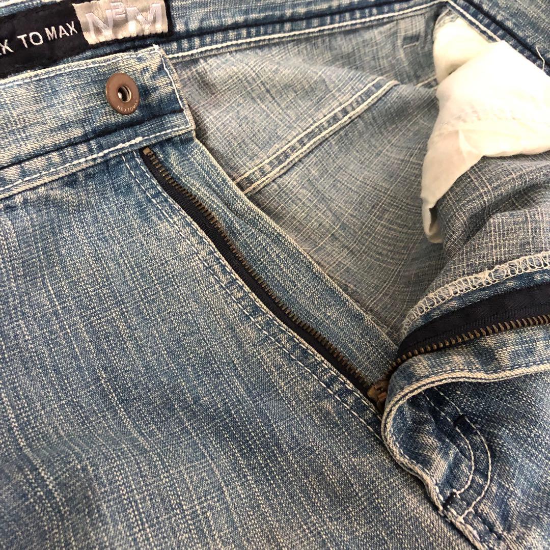 希少‼️N2M バギーデニムパンツ　HIPHOP Y2K 古着　極太