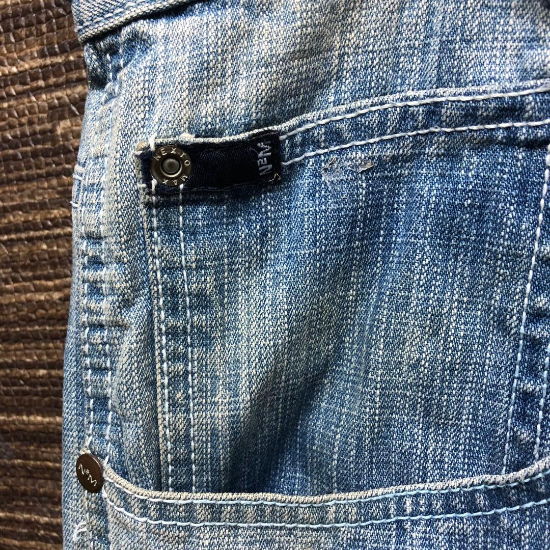 希少‼️N2M バギーデニムパンツ　HIPHOP Y2K 古着　極太