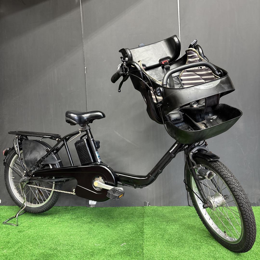 電動自転車 Panasonic Gyutto ブラック 3人乗り対応　20★