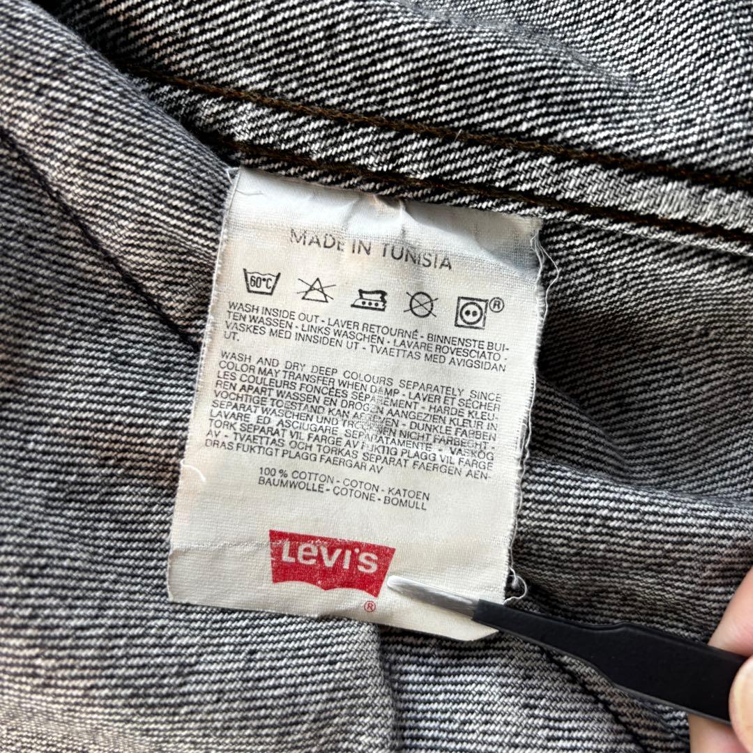 先染め Levi’s 70503 ユーロブラック M#709