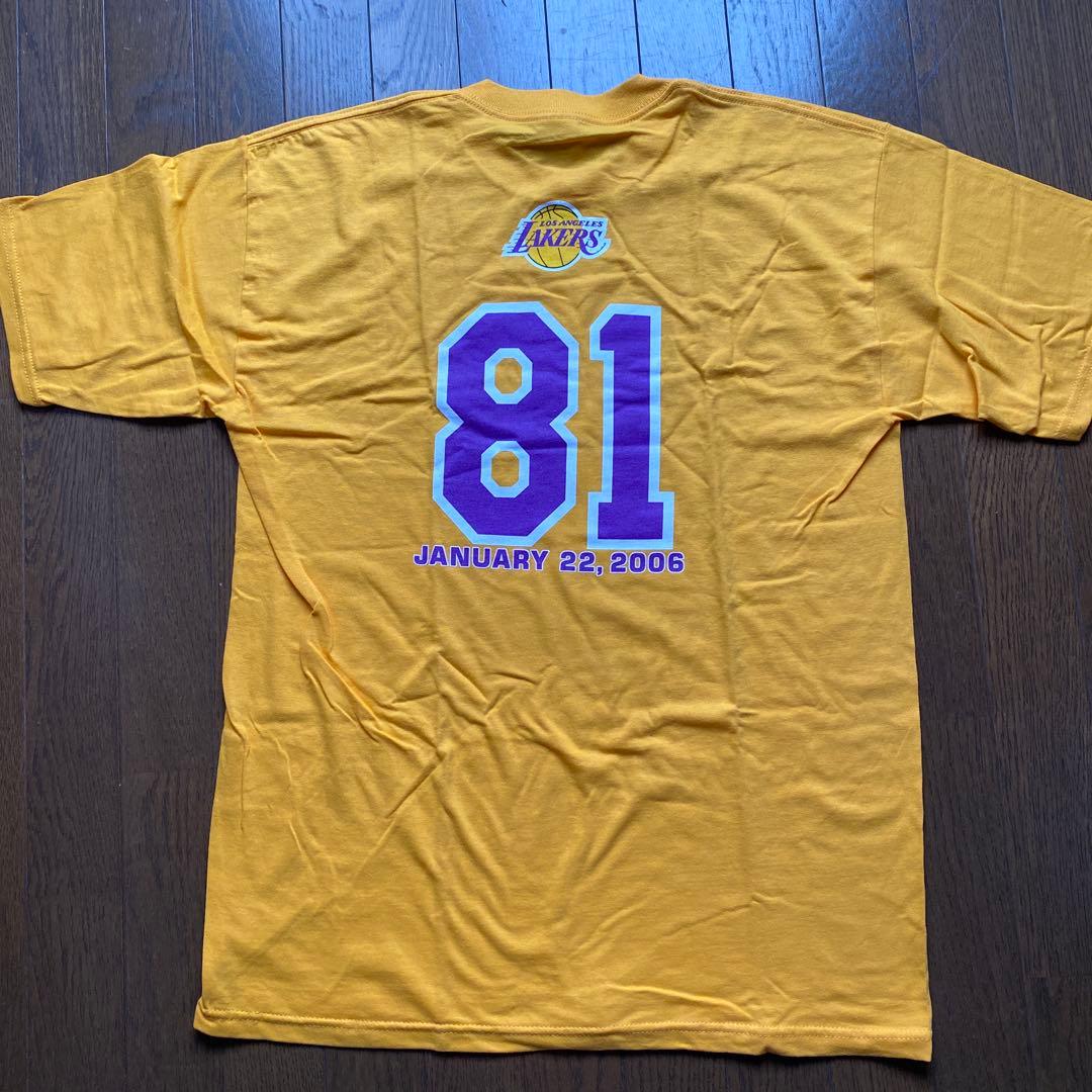 NBA限定 LA コービー・ブライアント 記念 81 ポイント シャツ Ｌ