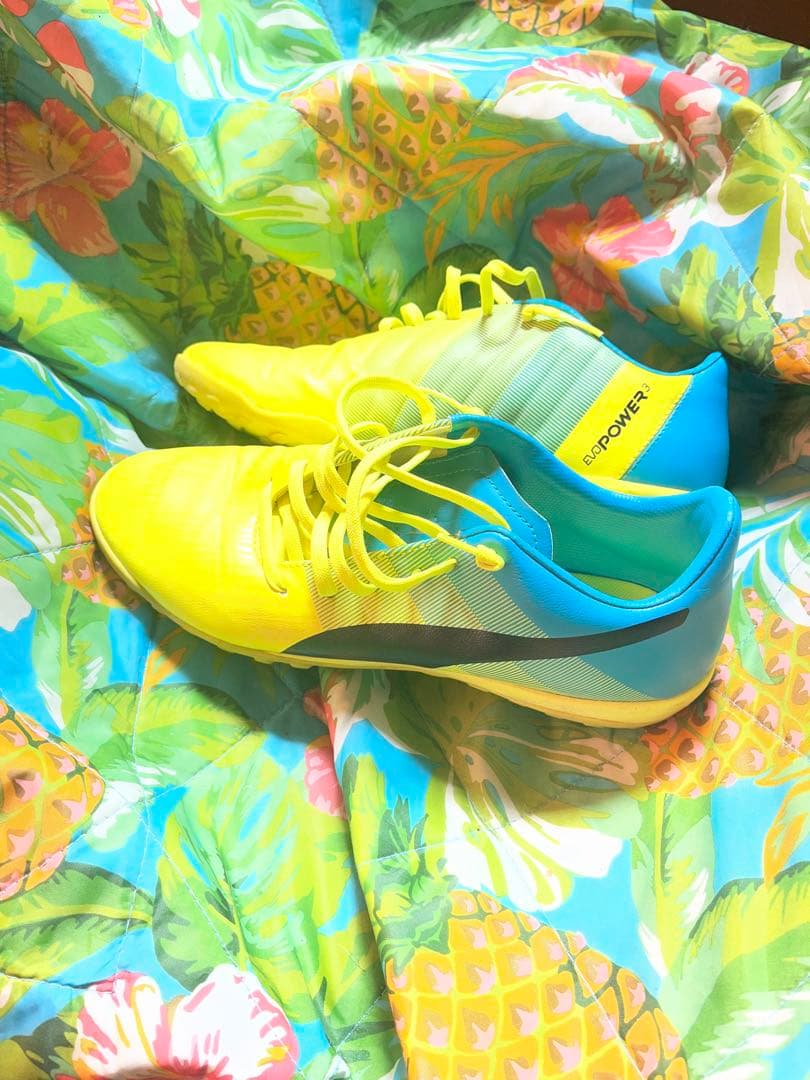 Puma Power サッカーシューズ イエロー/ブルー