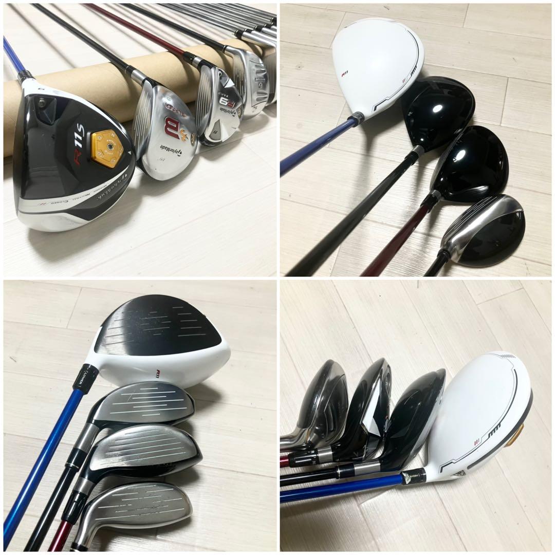 豪華❗️メンズゴルフセットTaylorMadeテーラーメイド他クラブ12本バック付