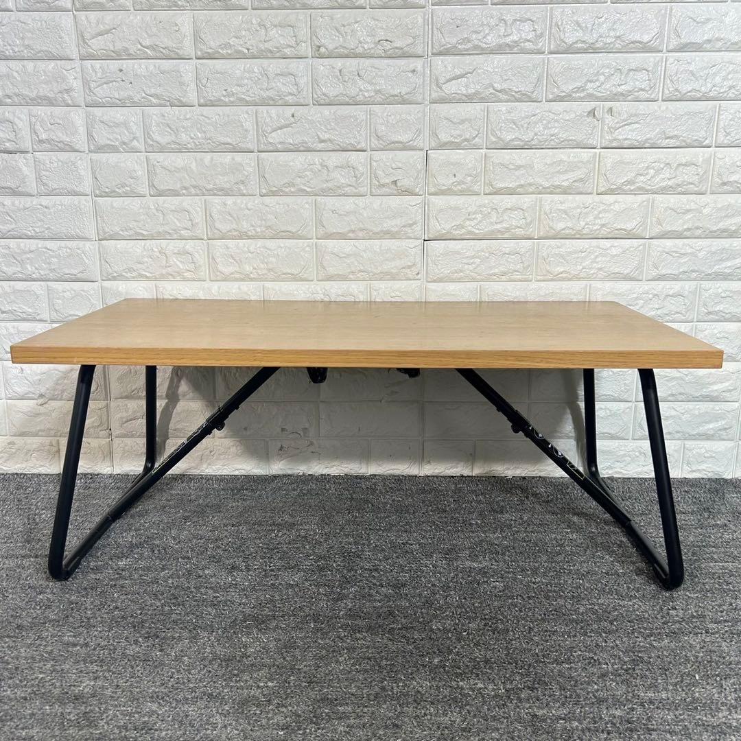 無印良品 折りたたみテーブル 幅90cm オーク材 テーブル 机 D009