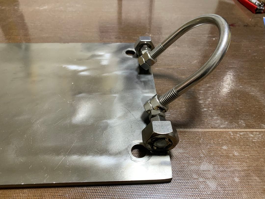 BBQ用ステンレス製鉄板 450×200×5.5mm