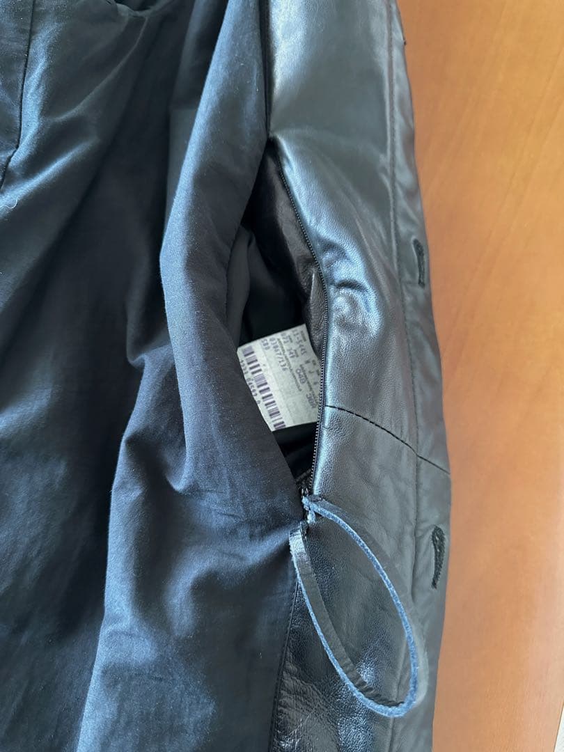 ヒューゴボス BOSS ラムレザー レザーコート 黒 38R 正規品 米国購入