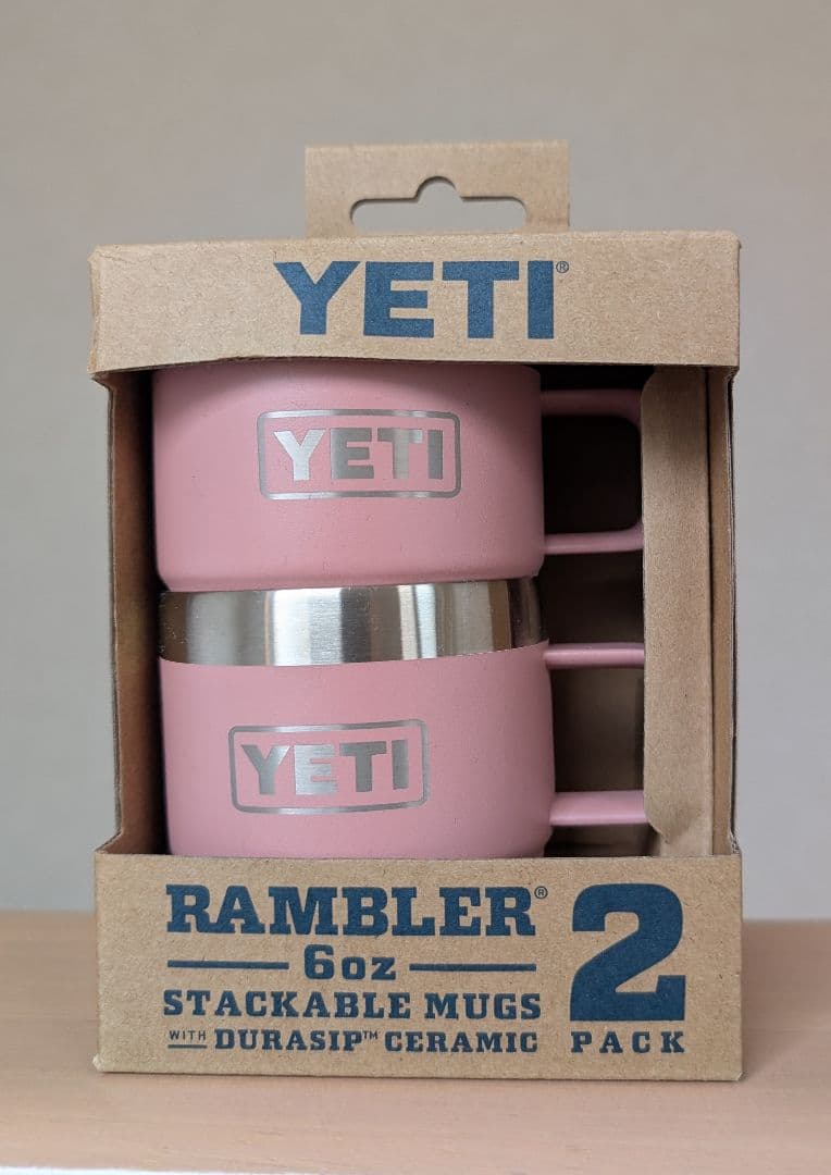 YETI Rambler 6oz Stackable Mugs 2個セット
