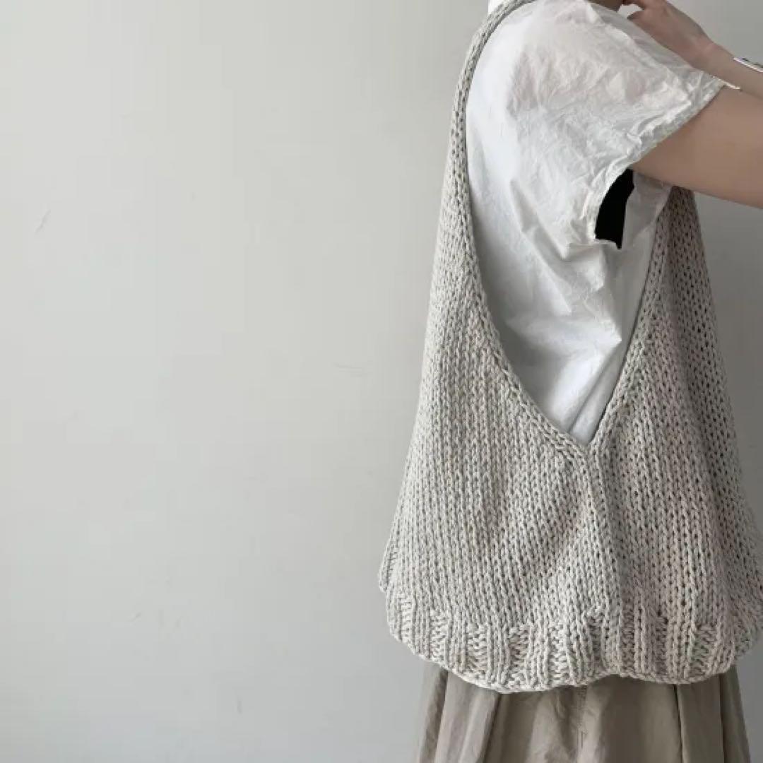 album di famiglia アルバムディファミリア　ニットベスト25ss
