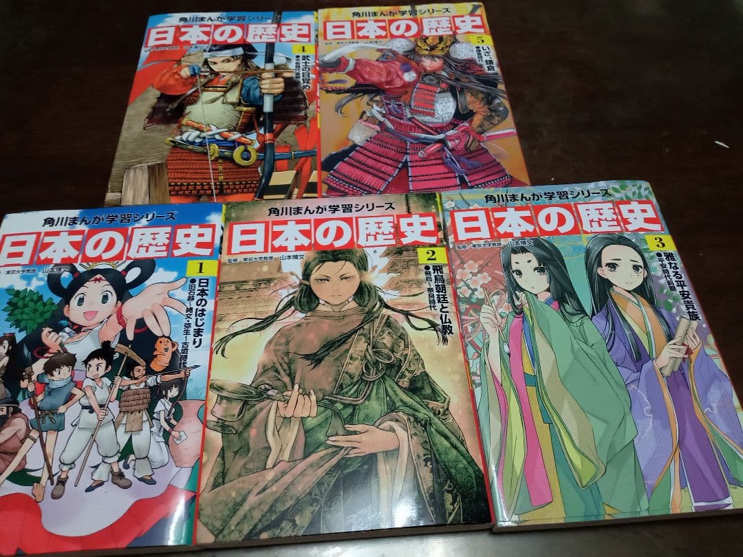 角川まんが学習シリーズ　日本の歴史 全15巻 角川書店