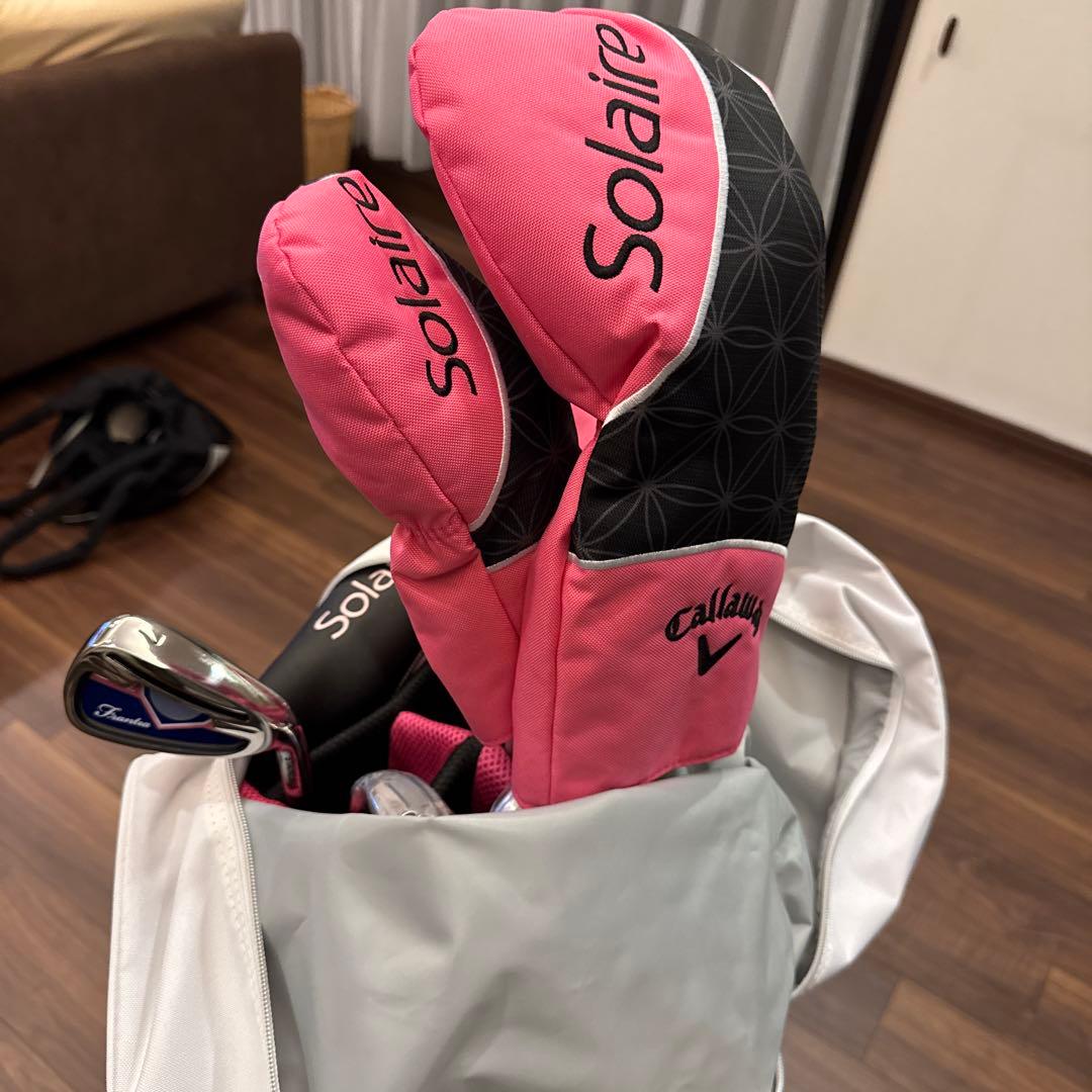 Callaway Solaire ゴルフバッグ・キャディバッグ　クラブセット