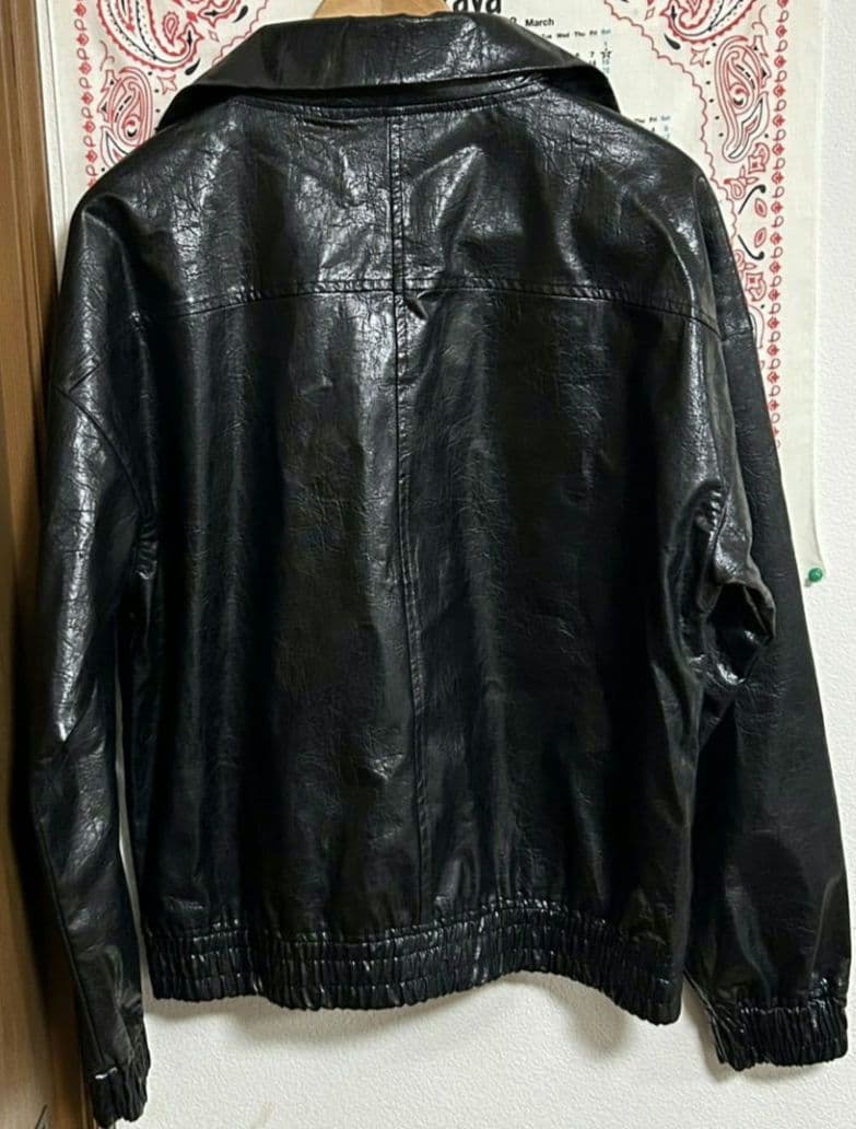 【超激レア・即完売モデル】LASTNEST　レザー　ハーフジップ　ジャケット　М
