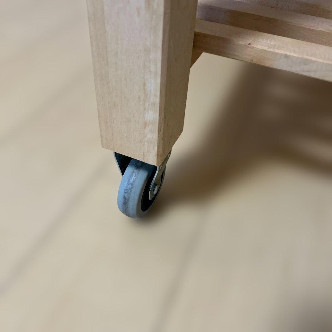 IKEA 木製キッチンワゴン 2段