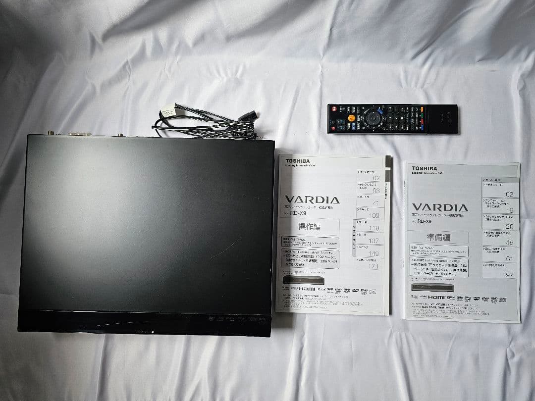 東芝 Vardia RD-X9 DVD レコーダー