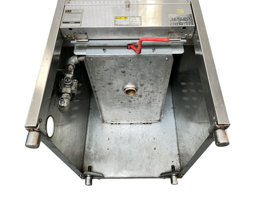 タニコー 業務用1槽式ガスフライヤー G-TGFL-45 LPガス 付属付き