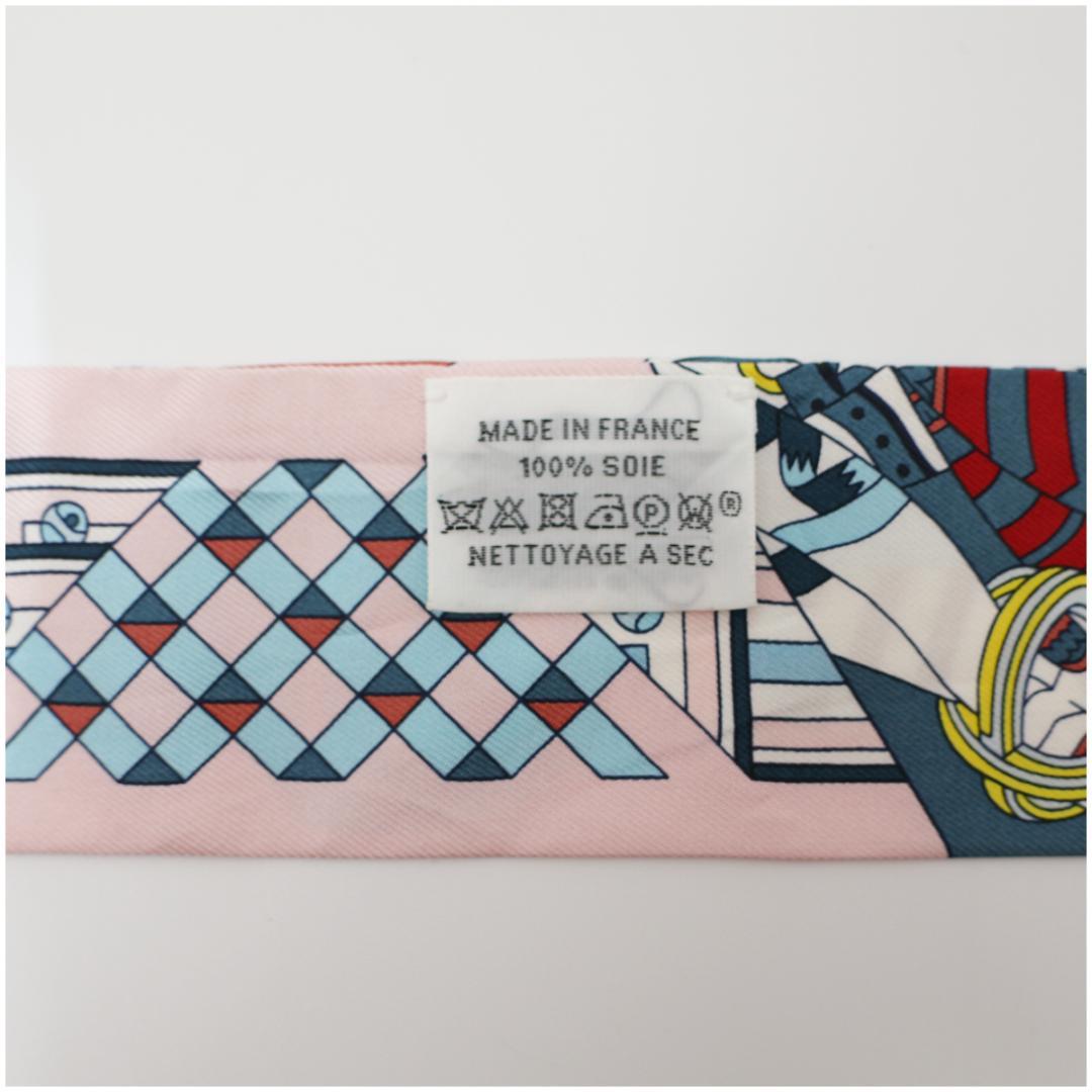 エルメス ツイリー スカーフ シルク 「杖傘と決闘」 箱付