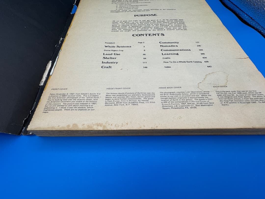 The Last Whole Earth Catalog 1971年/ジョブズ