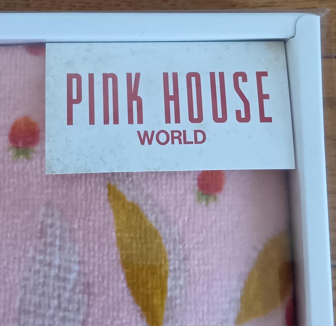 【未使用】　PINKHOUSE ピンクハウス　フェイスタオル　ギンガムうさぎ