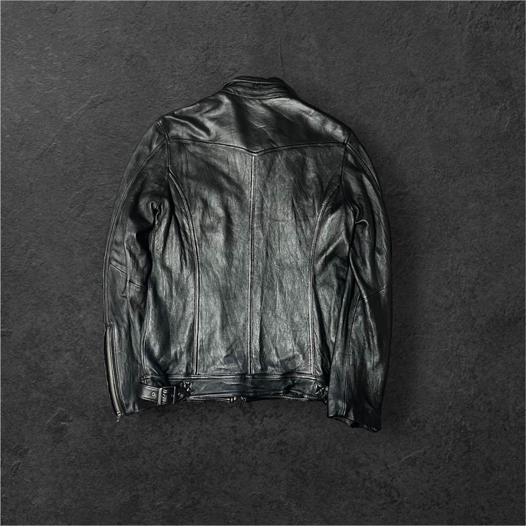 00s Archive Leather Jacket ブラック シープレザー L