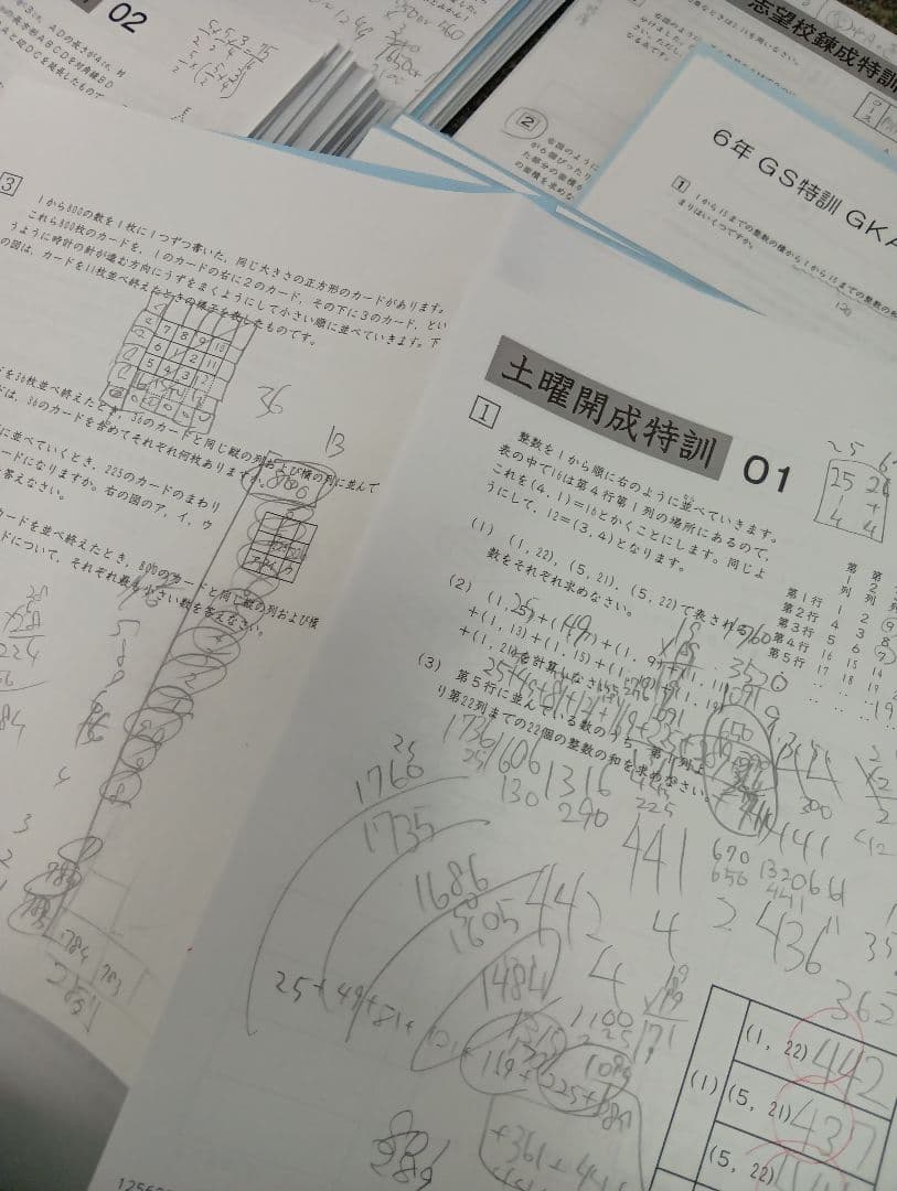 サピックス6年　開成対策/α/ 2026年受験　年間/WS /土特日特/冬期正月