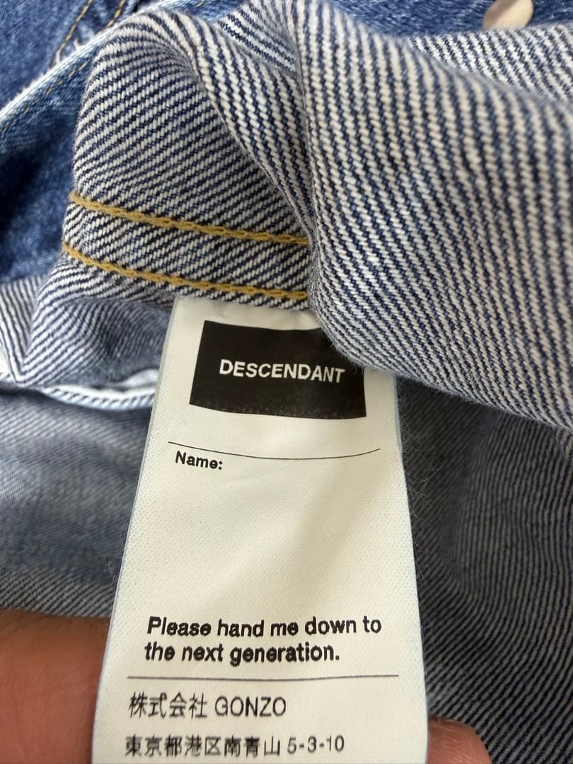 descendant デニムジャケット